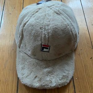 Fila Fuzzy Fur Logo hat NWT